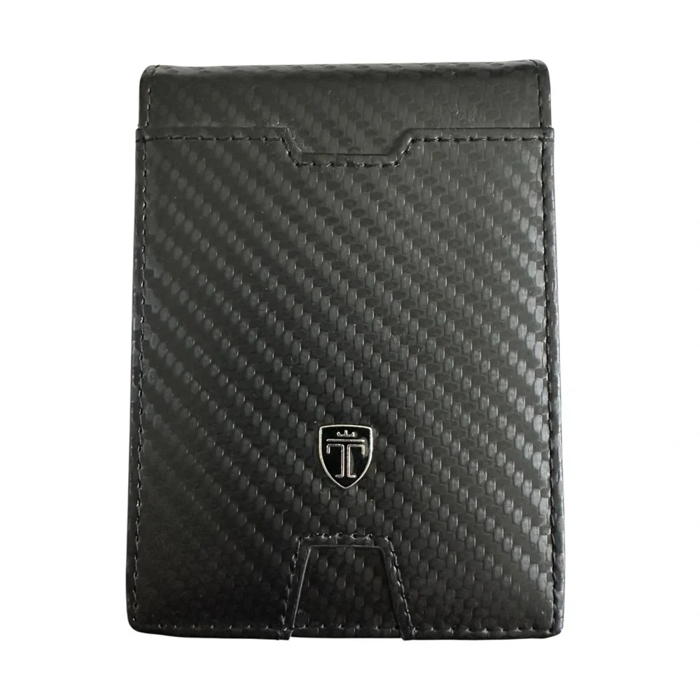 TRAVANDO Mens Wallet Money Clip AUSTIN RFID Blocking Bifold Credit Card Holder